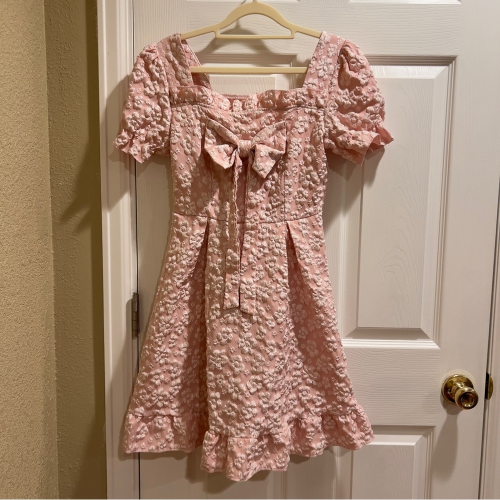 Pink Floral Dress
